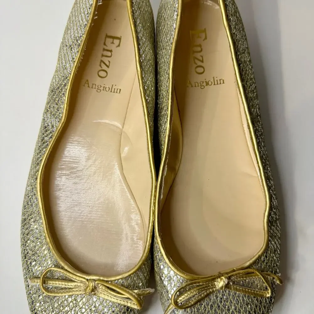 Enzo Angiolini sparkling gold